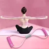Bandas resistencia con espuma Deporte en casa Yoga Accesorios fitness Cuerda tracción goma Entrenamiento y ejercicio Equipo