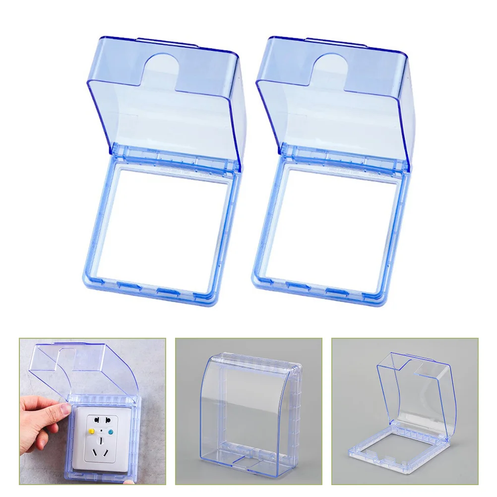 자체 접착 방수 소켓 콘센트 커버, 보호대 플러그, 리셉터클 커버, 2 개