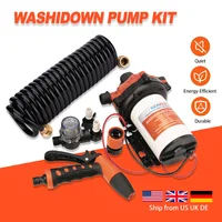 5.0 GPM Washdown Pump Kit Heavy-duty Boat Diaphragm Water Pumps Marine Wash Pump DC 12V 70PSI