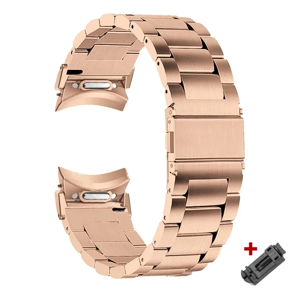 Elegant Stainless Steel Quick-Fit Watch Band – No-Gap Design