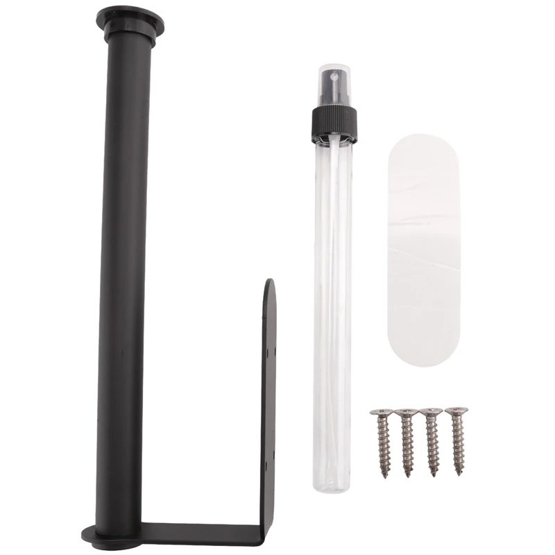 Paper Towel Holder With Spray Bottle Under Cabinet Holder Hanging Wall Mount Papertowels Roller Kitchen And Bathroom