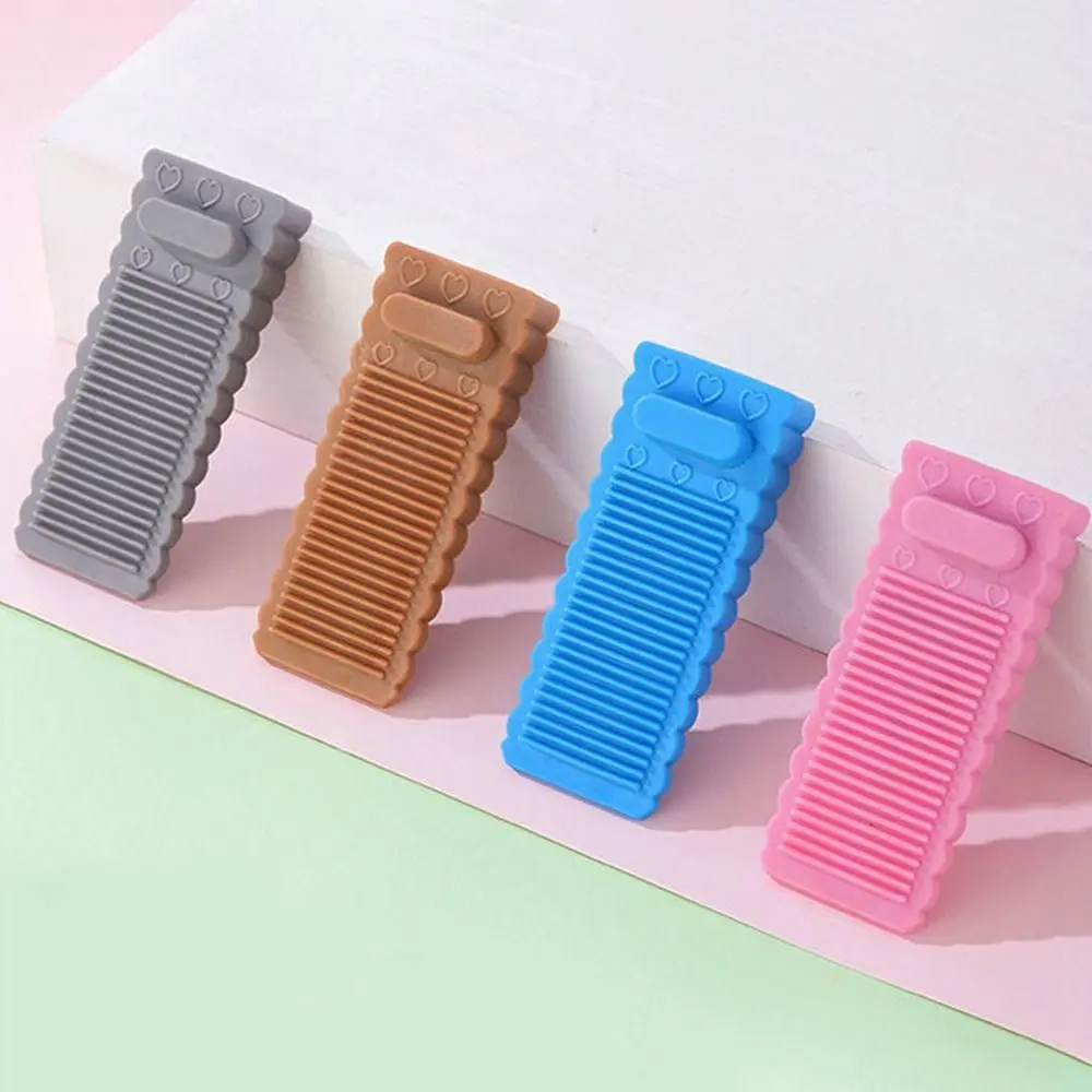 Door Stopper Silicone Door Stopper Door Stopper Bumpers Silicone Rubber Bumpers Creative PVC Door Stopper Safety Silicone Wedge Doorstop Wall Protectors Home Office Door Rear Retainer Anti-collision Stop