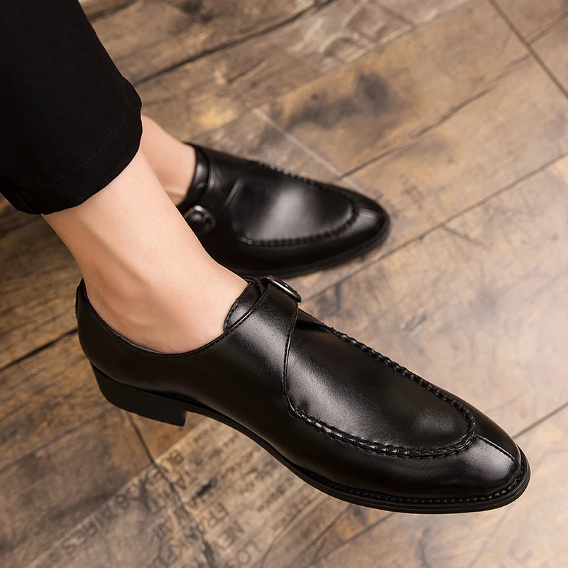 Italian Dress Shoes Men Wedding Party Shoes High Quality Casual Loafer Male Designer Flat Plus Size 48 Zapatos Hombre