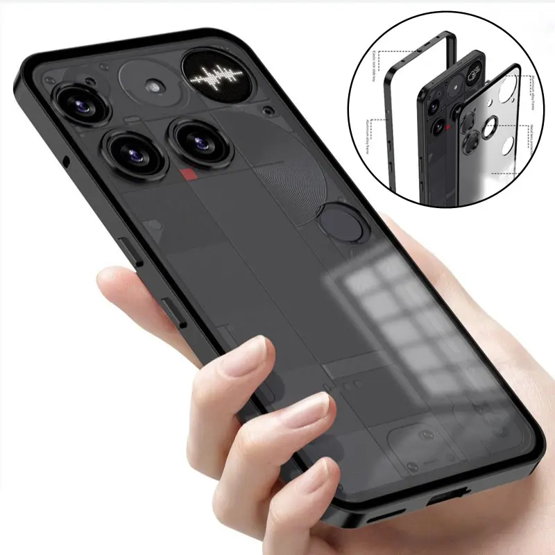 Shockproof Metal Case - Aluminium Alloy Matte Bumper Cover