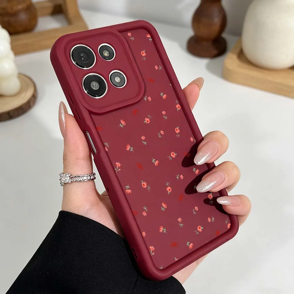 Floral Print Eye Ladder Phone Case Cover