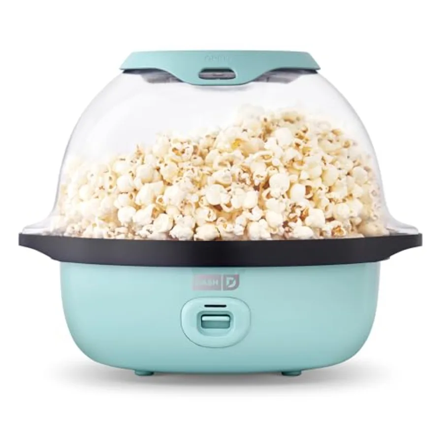 Deluxe stirring popcorn maker hot oil electric popper with butter warming tray