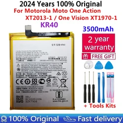 100% Original New 3500mAh KR40 Mobile Phone Replacement Battery For Motorola Moto One Action XT2013-1 / One Vision XT1970-1