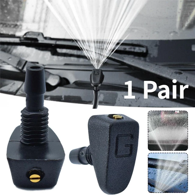 Water Spray Nozzle Adjustment Universal Durable Fan-shaped Car Accessories  Car Windshield Washer Water Outlet Nozzle - AliExpress