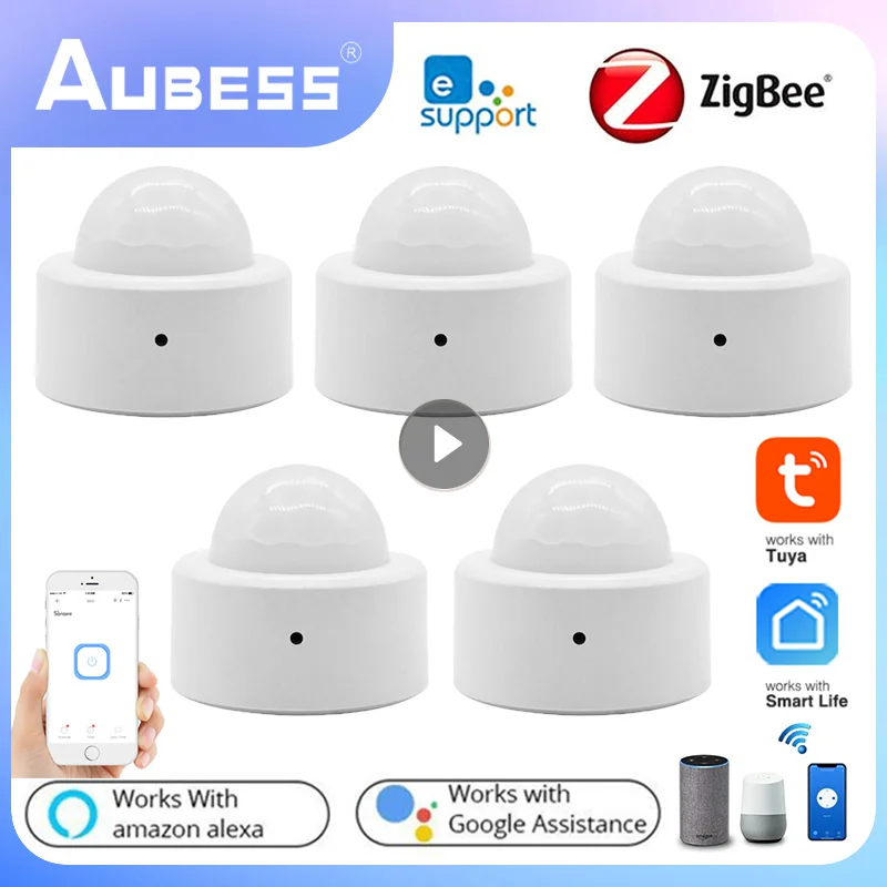 

Tuya ZigBee PIR Motion Sensor Automation Human Body Infrared Detector Wireless Mini Security with Smart Life Gateway Hub Sensor