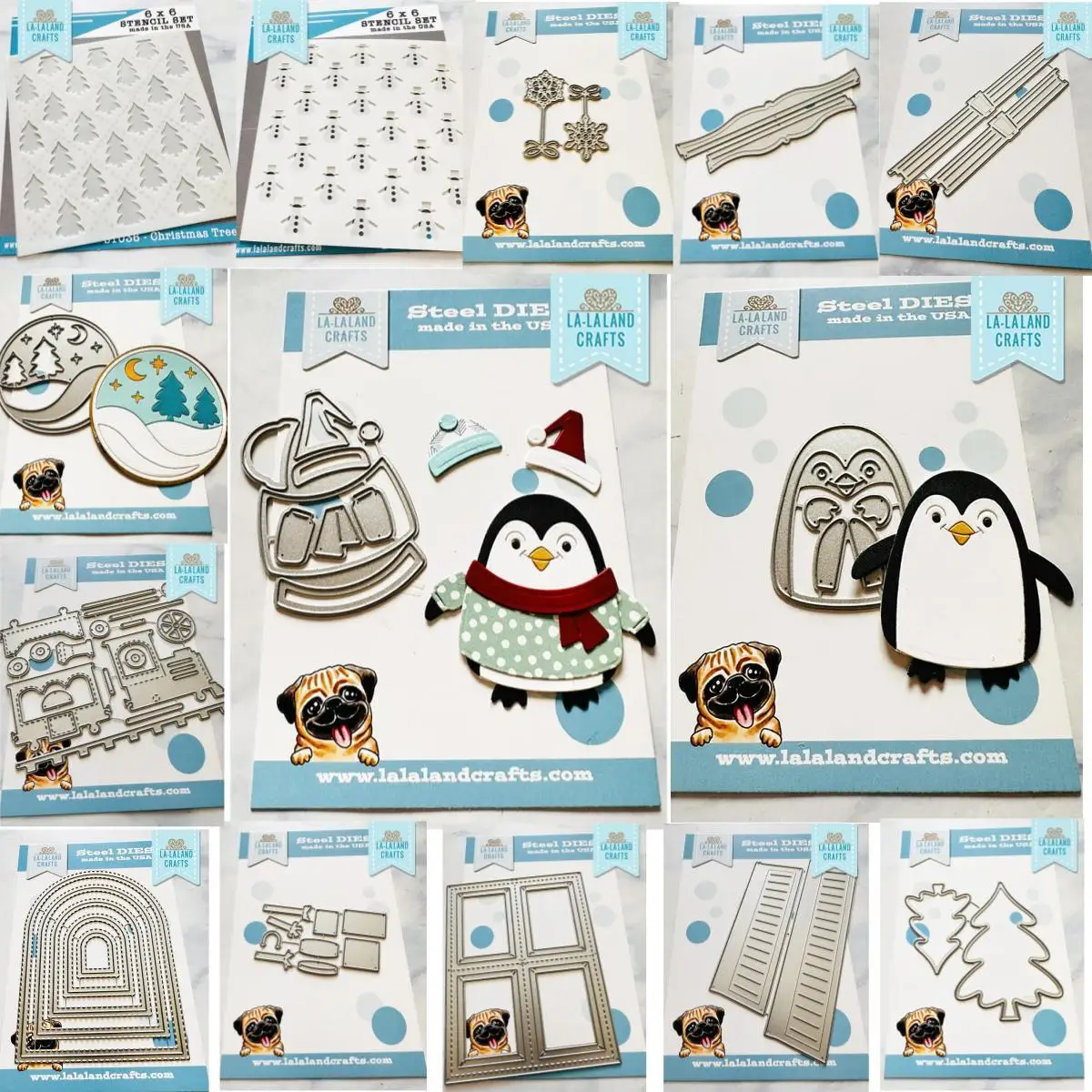 

Christmas Train Penguin Metal Cutting Dies Layering Stencil for Decorating Scrapbook Diy Paper Card Album Mould Embossing Craft