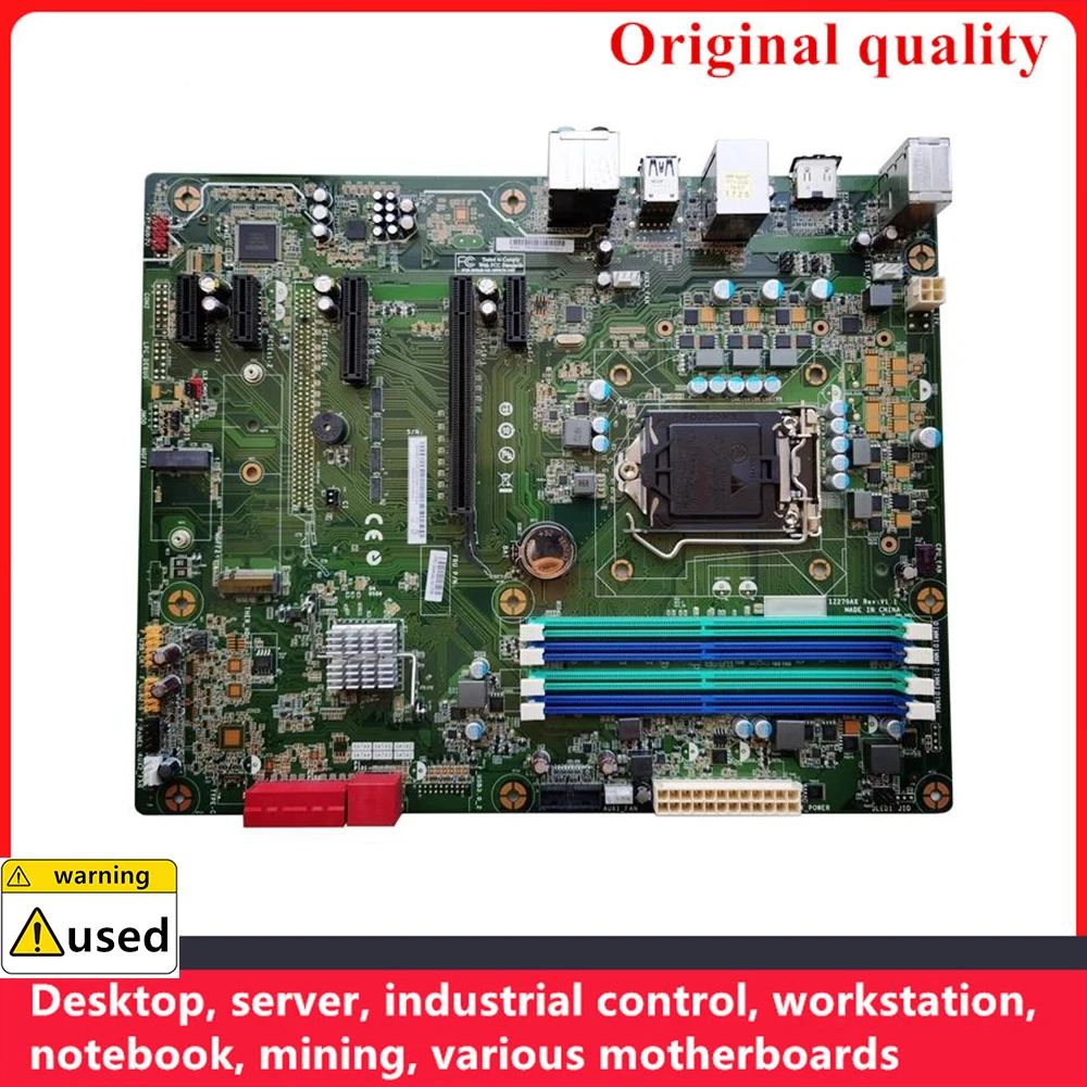 

Used 100% Tested For Lenovo Legion Y720T 00XK264 00XK265 Motherboard IZ270AX LGA1151 z270 DDR4 Mainboard