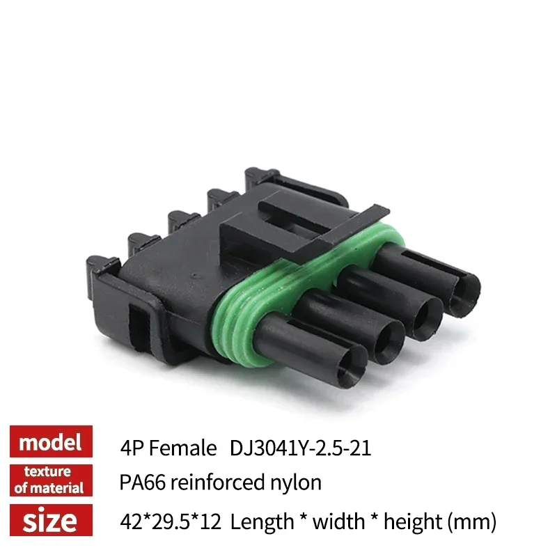 6 Pin 2.5mm GM Automotive Weather Pack Waterproof Connector Male Female Plug Socket DJ3061Y-2.5-11/21 For GM T&I Online Store
