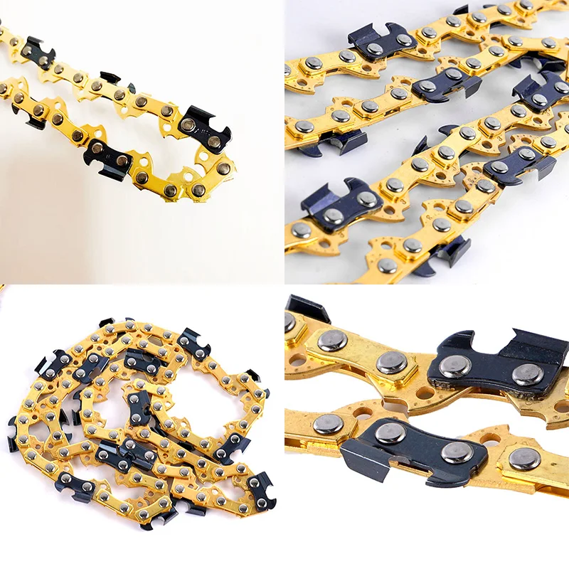 Chainsaw Chain 2/3/4/6 PCS 12"/11.5" Goleden Chainsaw Chain 3/8"LP 45 DL 0.050" Gauge 22 Cutters Drive Electric Saw Accessory Replacement Blade