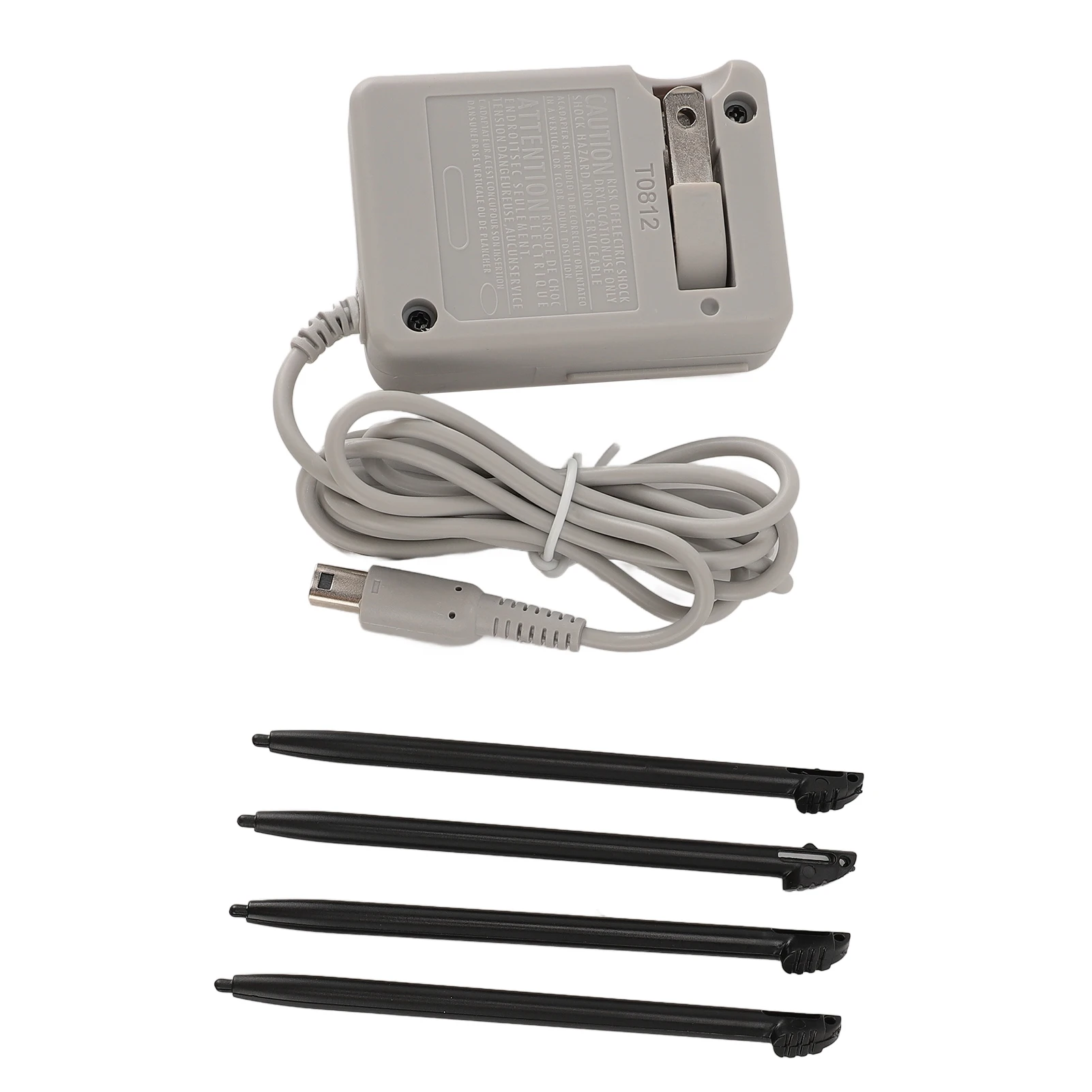 Charger Kit Enhance Gaming Experience Replacement Touch Control Pen Set AC Power Adapter for Nintendo 3DS XL Power Adapter
