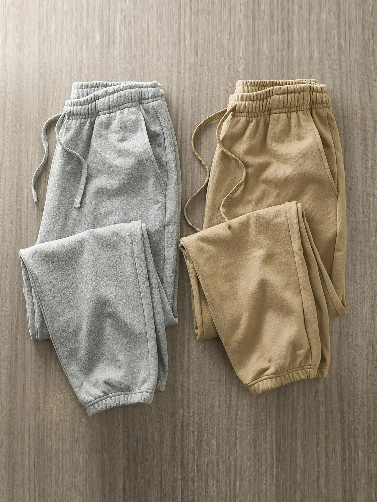 DUKEEN 500G Heavyweight Men Sweatpants Spring and Autumn 100% Cotton Loose Casual Sport Jogger Pants Men's Drawstring Trouse 4
