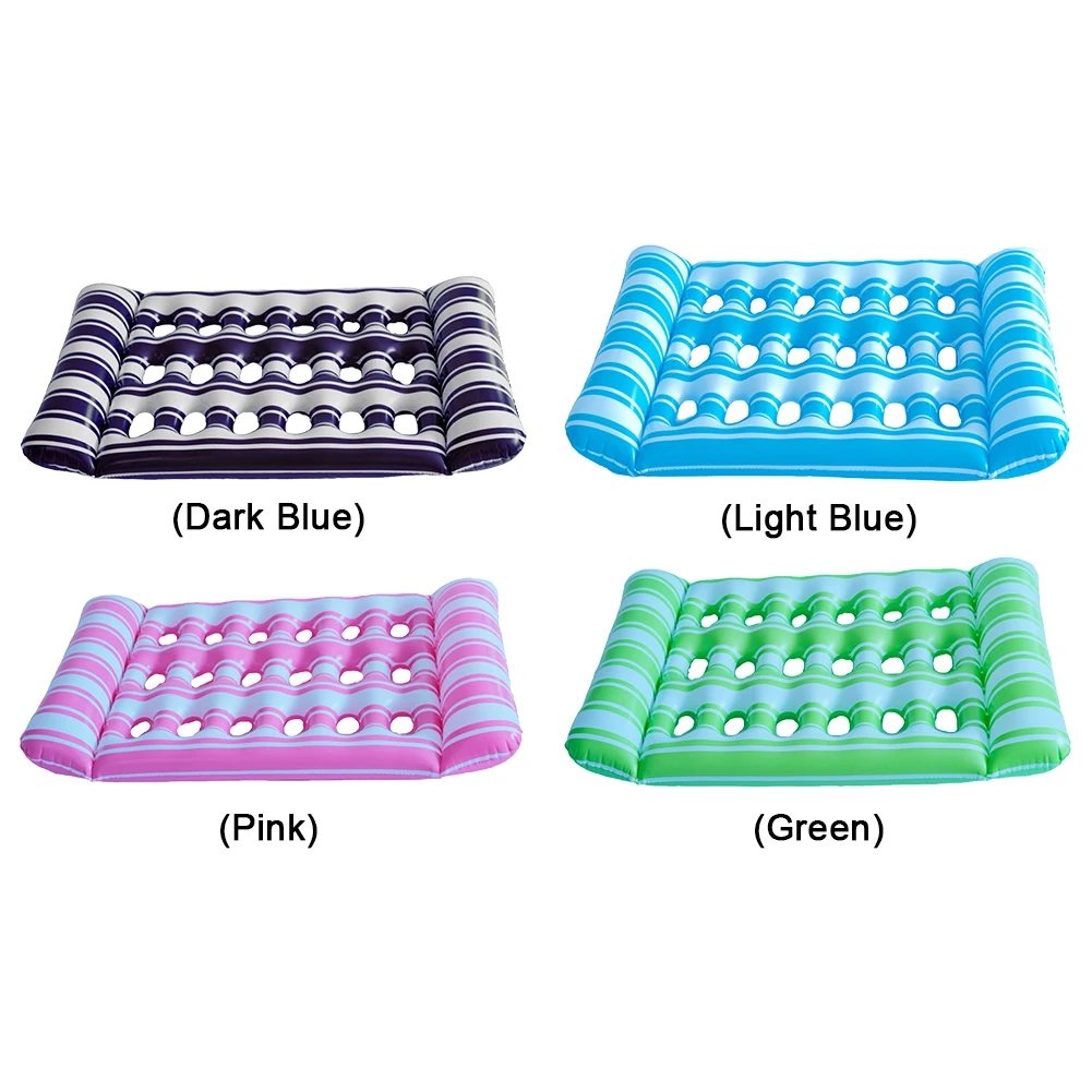 PVC Inflatable Floating Lounger Air Mattress for Pool Party