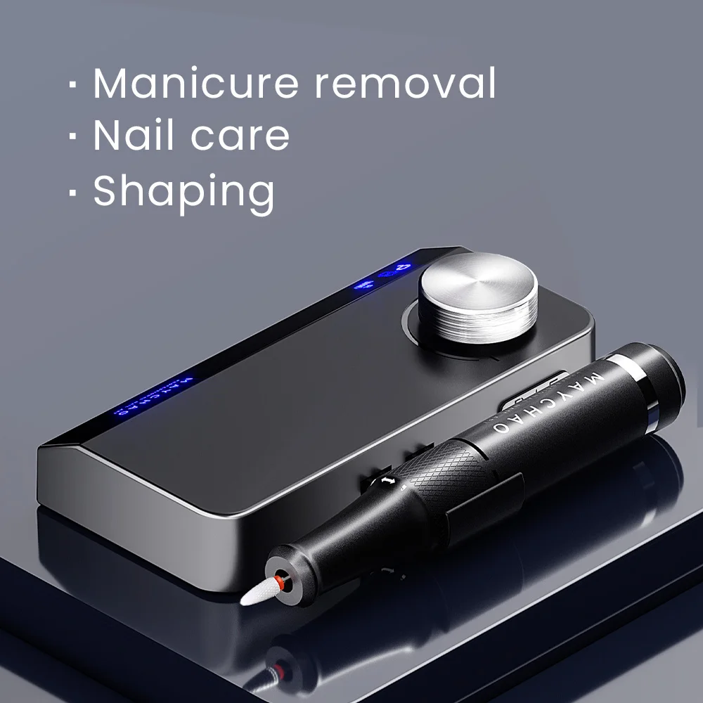 35000RPM Professional Electric Nail Drill Machine Rechargeable Nail File Nails Accessories Gel Nail Polish Sander Low Noise 2