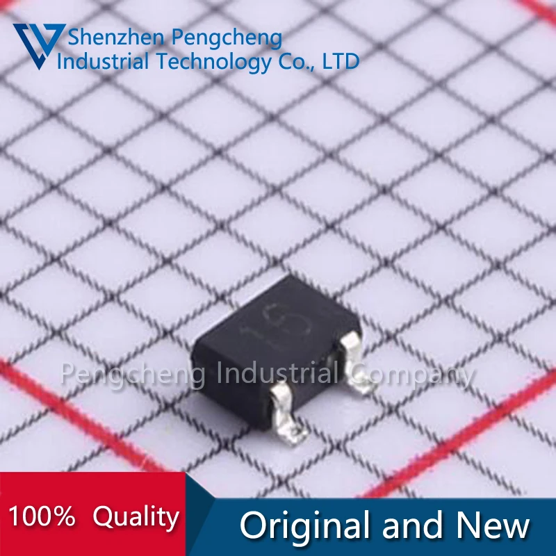 (100PCS/LOT)100％ Original new DTA144EUA Marking 16 SOT323 PNP 30mA 50V