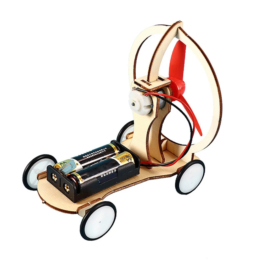 STEM Educational DIY Wooden Boat Kit for Kids - 3D Science & Creativity Toy