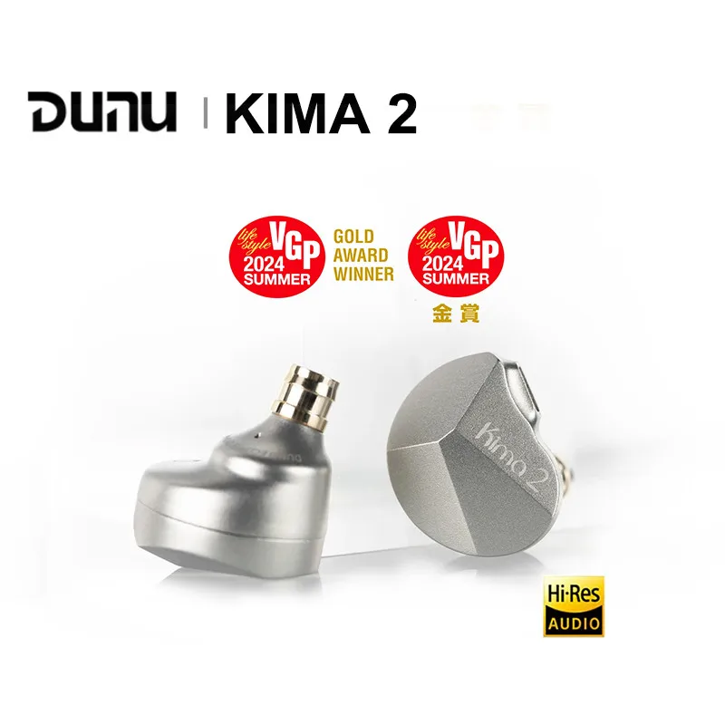 DUNU KIMA2 1DD Dynamic Driver In-Ear Earphone Upgrade from VERNUS Sound Mastery Hi-Res Audio Q-Lock Mini Plug System