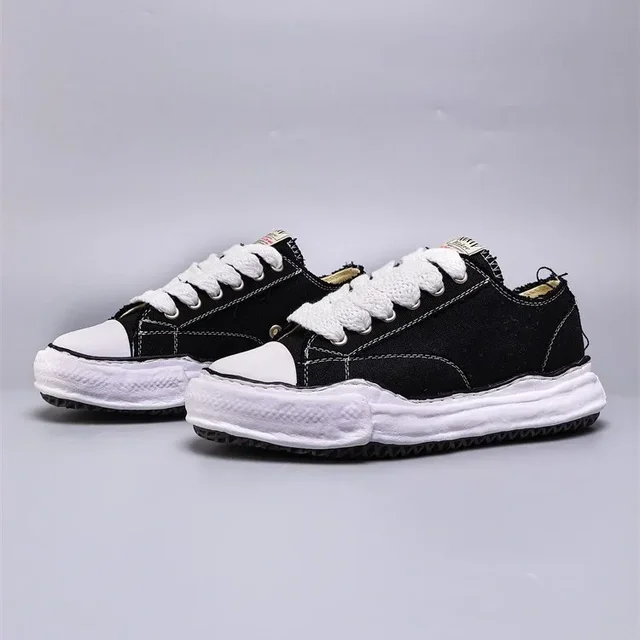 Unisex Retro Trendy Thick Bottom Heightening Canvas Shoes Breathable Summer Casual Sports Shoes for Adults 2