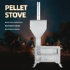 Particles Heating Stove Portable Outdoor Stainless Steel Wood Heater Stove Multifunctional Firewood Stove 1