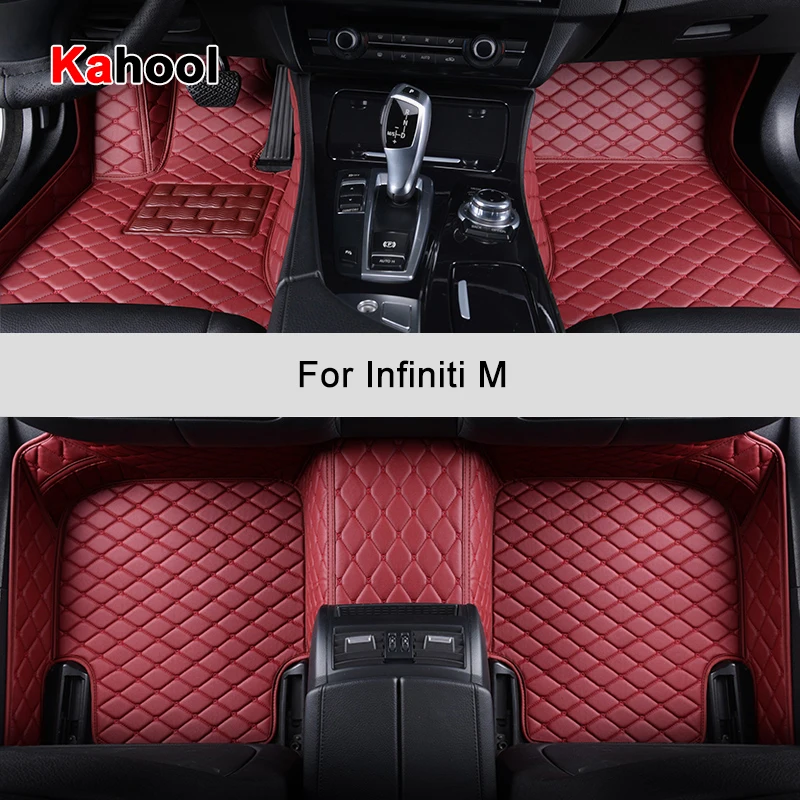 

KAHOOL Custom Car Floor Mats For Infiniti M M35 M37 M45 Auto Accessories Foot Carpet