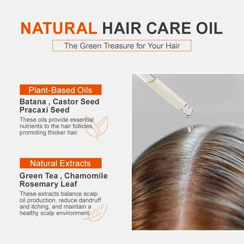 Biotin Hair Growth Serum Hair Loss Treatment Strengthening Roots Regrowth Oil for Men and Women Care Products