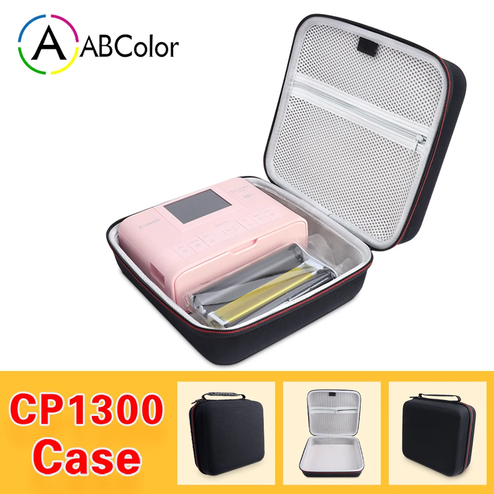 Estojo Rígido Impermeável para Impressora Fotográfica Protetora de Viagem Bolsa de Armazenamento Canon Selphy Cp1300 Cp1200 Kp36in Kn108in