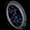 Antique Porcelain Blue and White Plum Blossom Pattern Small Plate Decorative Ornament 2