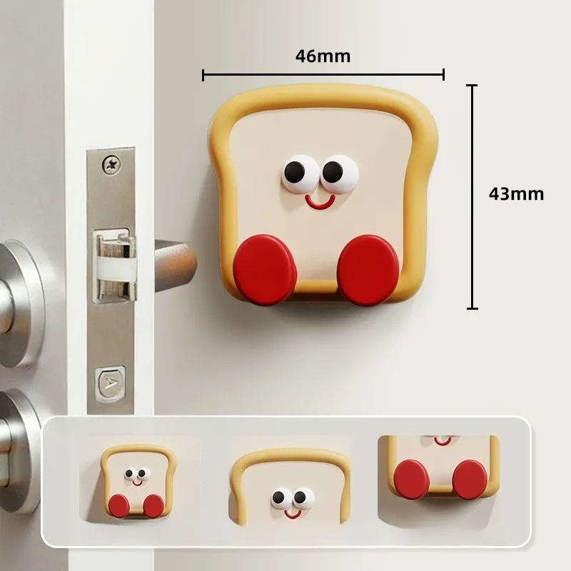 Collision Door Handle Pads Noise Reduction Cushions for Home Use – Cute Decorative Door Stop for A Quieter Living Space