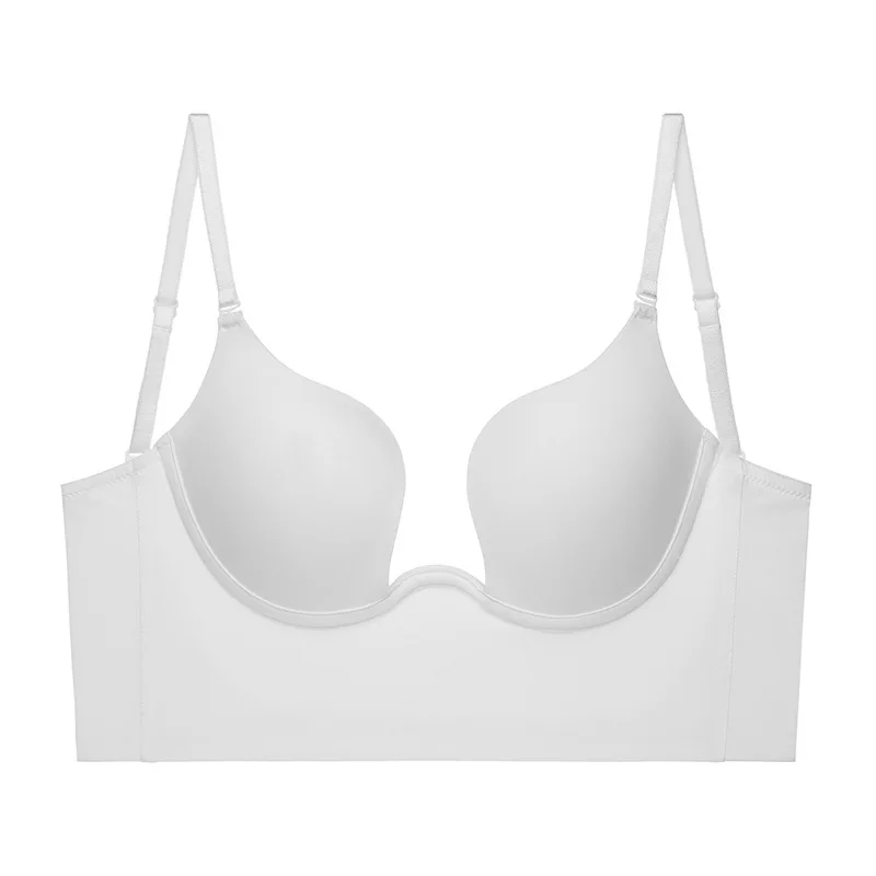 Sexy Lingerie Women Push Up Bra Backless Bras Plunge Brassiere Open Back Wedding Underwear Invisible Seamless s ssiere_voghion.com