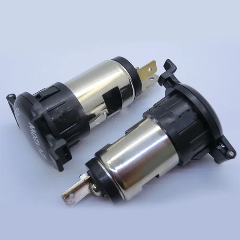 Presa Accendisigari Femmina Universale 12V-24V 120W, Impermeabile Con Coperchio Antipolvere, Per Auto, Moto, Barca E Trattore