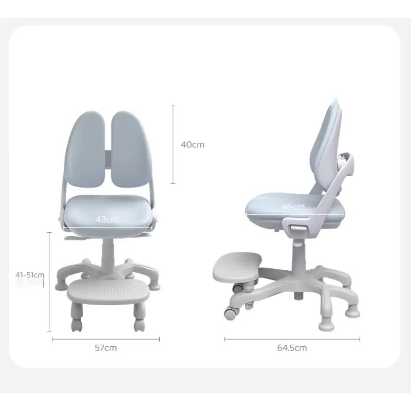 Design Chair Growing Children Kids Baby Eating Children's Child Stool School Study Designer Room Auxiliary Mother Girl Furniture