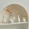 White Ceramic Vase Set 5 Mini Vases Nordic Vases Small Vases Bud Vase Living Room Porch Home Decoration Ornament Gift Home Decor 1