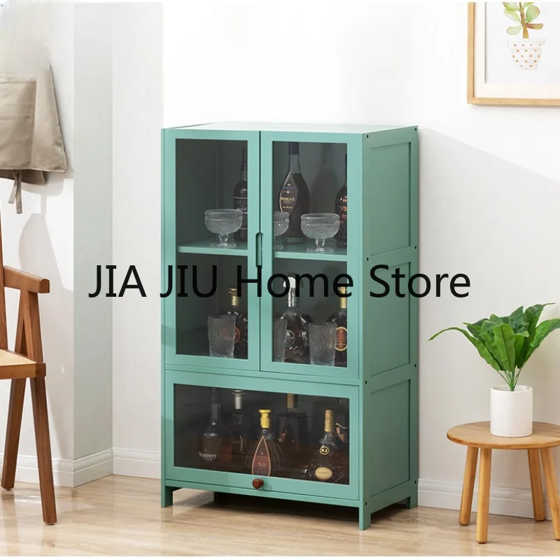 Liquor Display Wine Cabinets Modern Storage Simplicity Wall Wine Cabinets European Wooden Estante Vinos Bar Furniture QF50JG