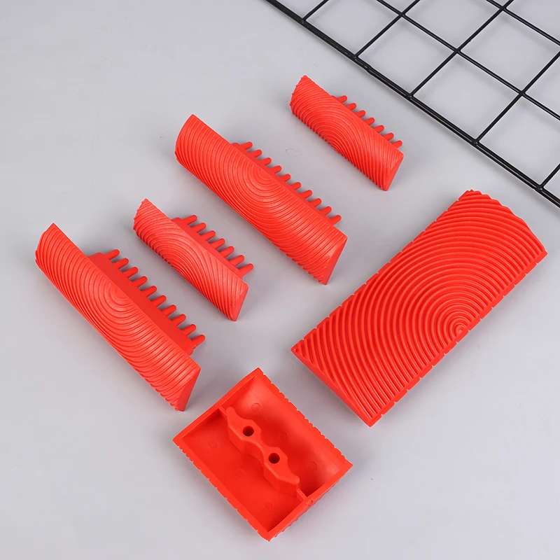 

Резиновая текстурная роликовая щетка, искусственная древесина, настенная живопись, инструменты для украшения дома