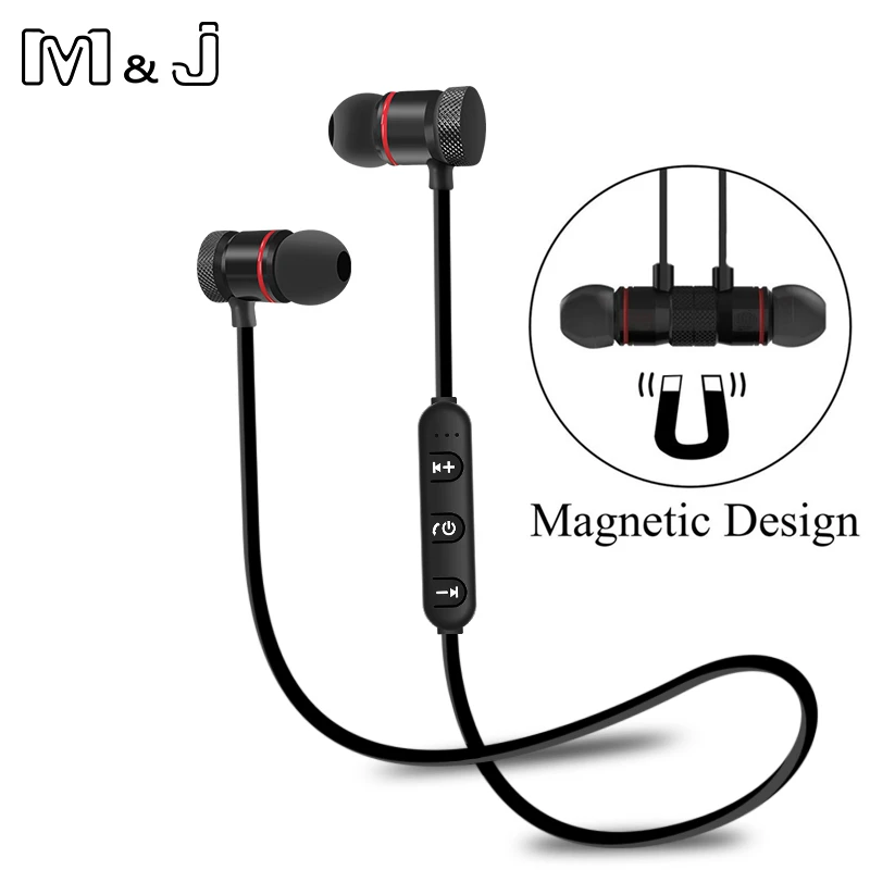 metriek Evalueerbaar dubbele 5.0 Bluetooth Earphone Sports Neckband Magnetic Wireless Headphone Stereo  Earbuds Music Metal With Mic For All Phones - Earphones & Headphones -  AliExpress