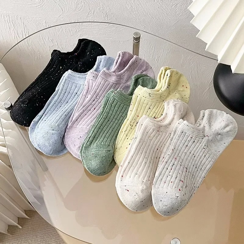 Woman Sock Slippers Summer New Trends Breathable Casual No Show Socks Girls Anti-slip Japanese Style Invisible Socks For Women