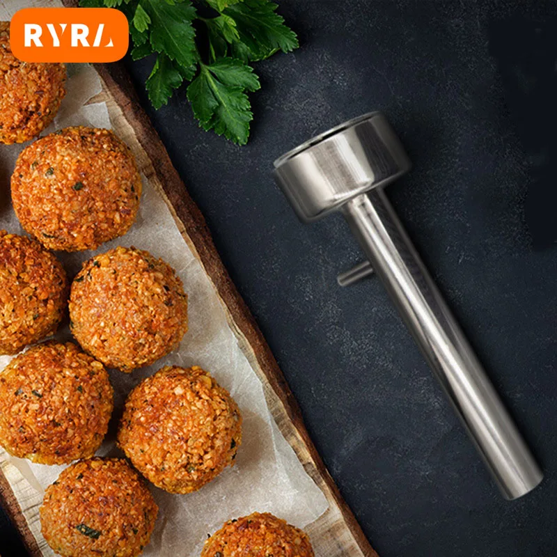 Falafel Scoop New Meatball Maker Larg Food Safe E Non Appiccicoso In Acciaio Inossidabile Falafel Baller Tool Per Uso Domestico In Cucina