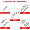 1/2/3/4/6PCS Car Wiper For Mazda 3 BK Hatchback 2003-2009 Front Rear Wiper Blades Brushes Auto Accessories 2005 2006 2007 2008 3