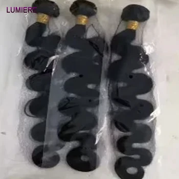 30 40”Body Wave Bundles Raw Bundles Brazilian Virgin Unprocessed Human Hair Loose Deep Wave Curly Bundles Hair Weave Extensions 1