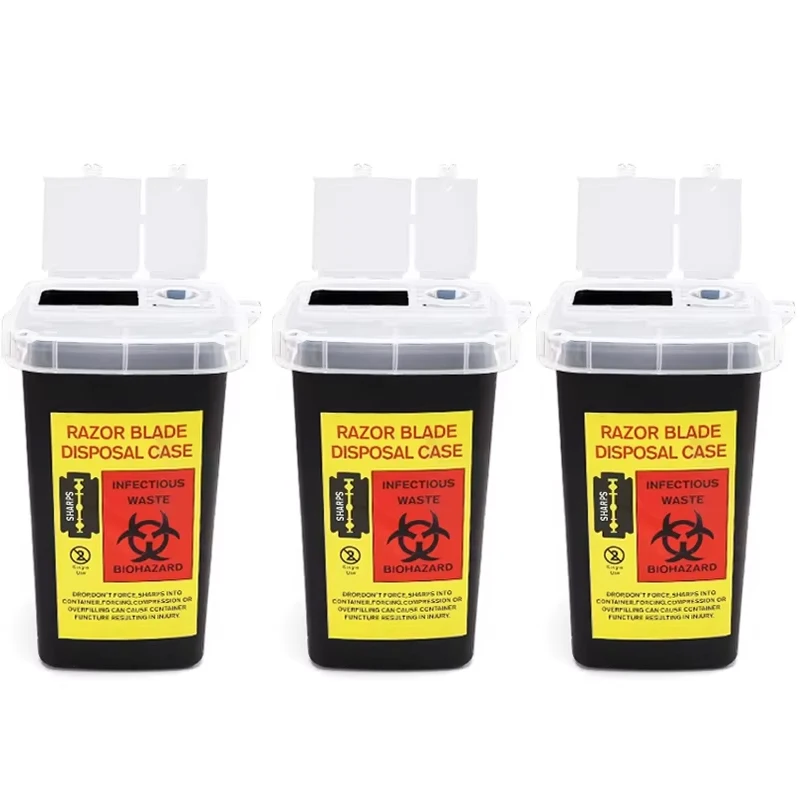 Large Capacity 1L Medical Waste Disposal Container