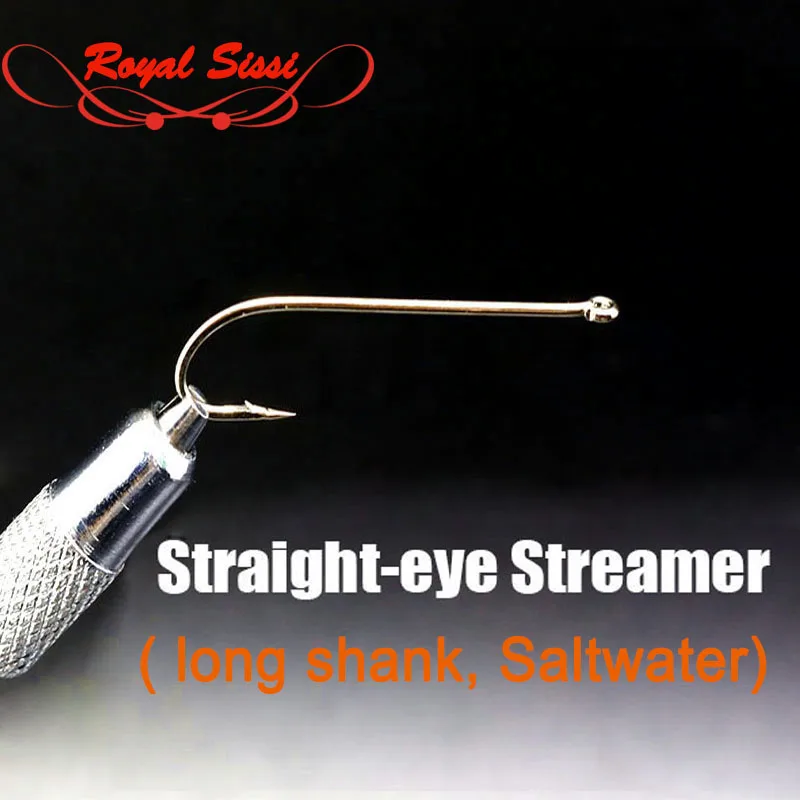 2 sizes 3X long shank streamer hooks 4 6 straight eye streamer fly