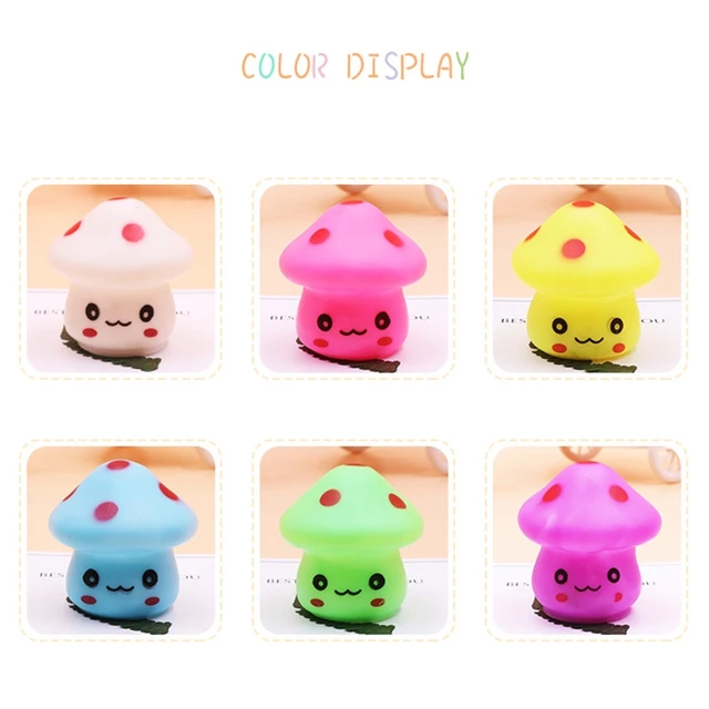 LED Mushroom Lamp 7 Color Mushroom LED Night Light Gifts for Kids 2