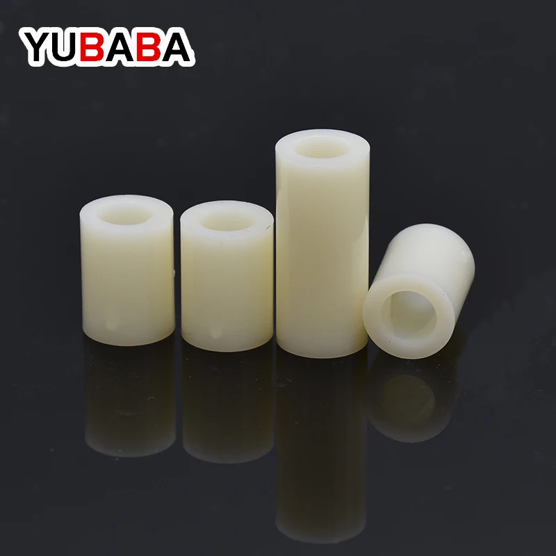 100 Entretoises Nylon Uxcell 18x6x1.5mm – Rondelles Isolantes Transparentes – TV
