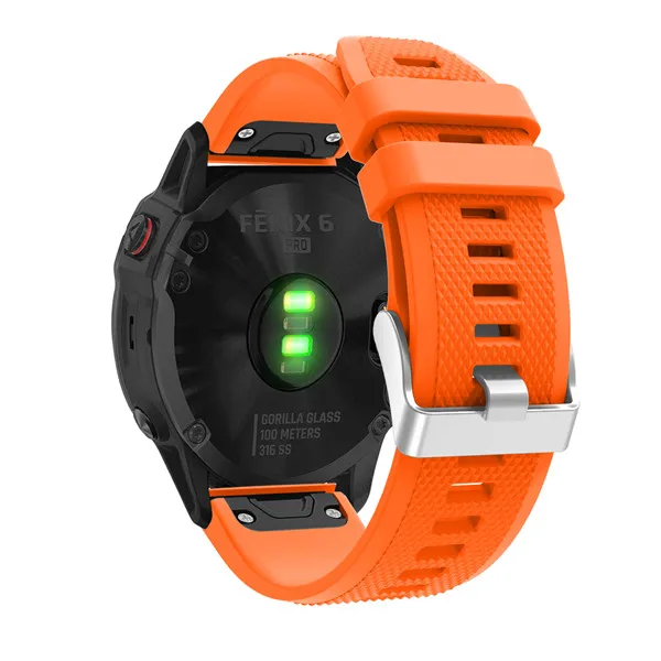 Versatile 22mm Silicone Quick Release Smart Watchband Bracelet