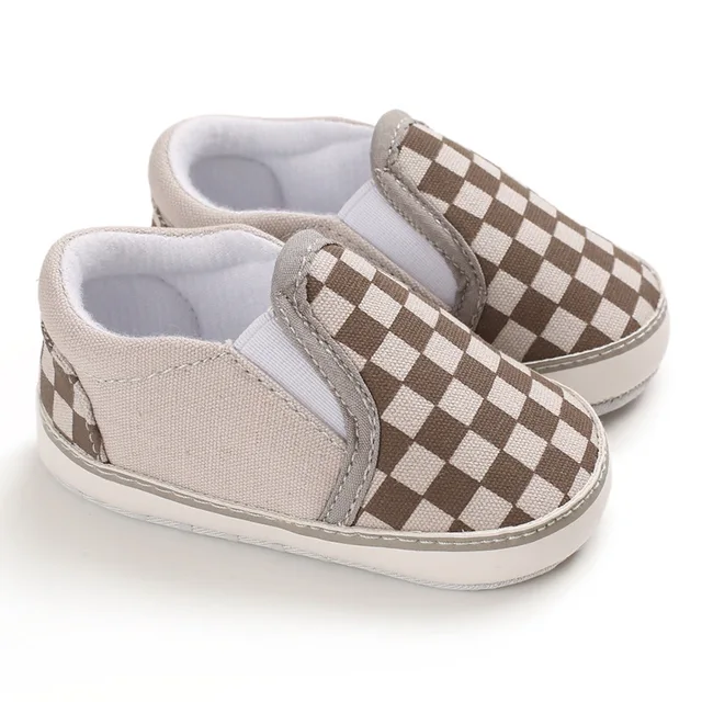 Newborn Baby Shoes Boy Girl Classical Sport Soft Sole PU Leather Multi-Color First Walker Crib Moccasins Casual Sneakers Shoes Khaki