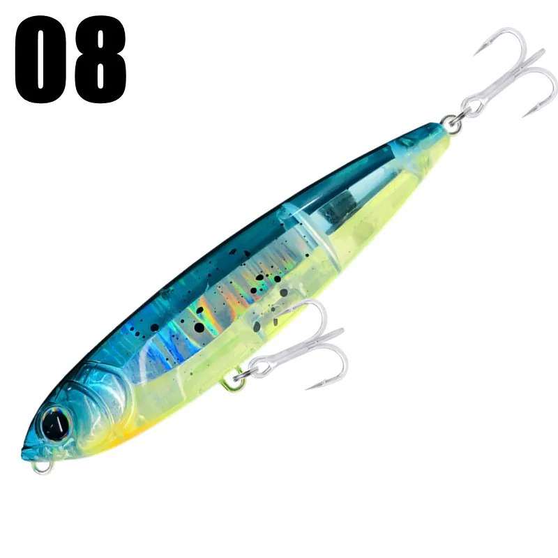GREENSPIDER Topwater Pencil Surface Fishing Lure - Walk The Dog Artificial Saltwater Bait
