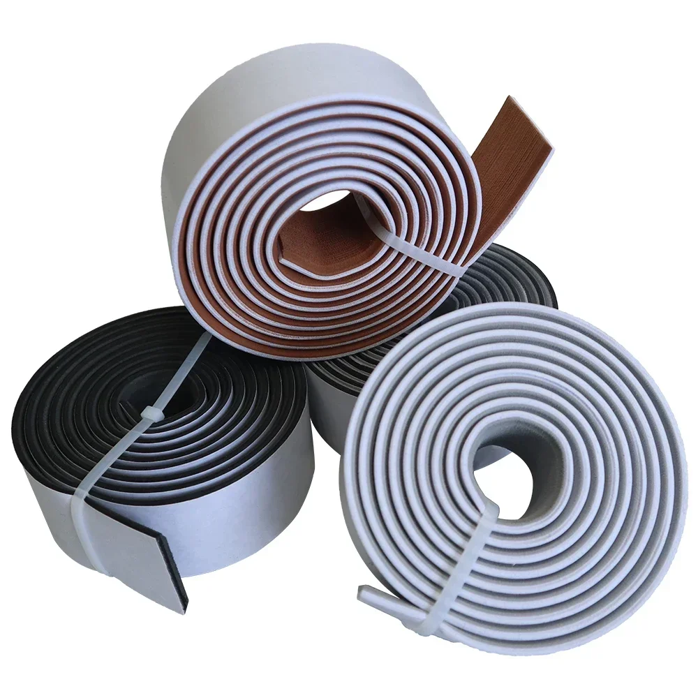 2400*55mm Non-slip Pads Felt Strips Self Adhesive Tape EVA Foam Rolls Anti Slide Stairs Hardwood Floors Protect Fill Vacancies